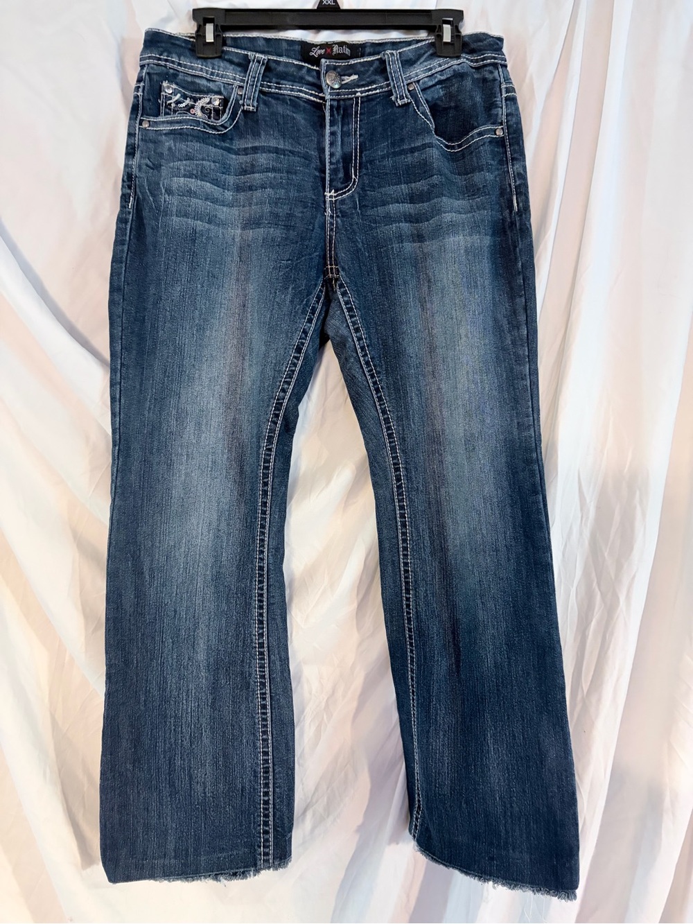 Love Nation Women's Dark Blue Bootcut Jeans
